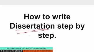 How to Write Dissertation - Part 1 | how to write dissertation in hindi