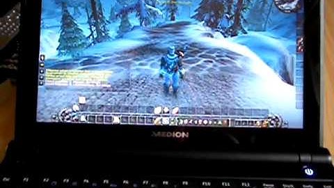 World of Warcraft WOW Netbook Medion E1311