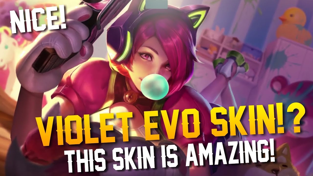 Arena Of Valor News NEW VIOLET EVO SKIN Violet Gameplay YouTube