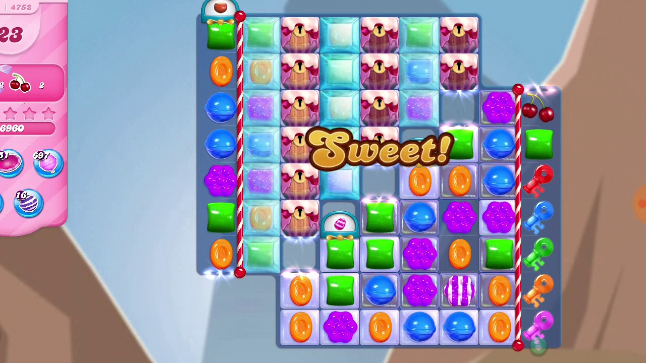 Candy Crush Saga niveau 4752 YouTube