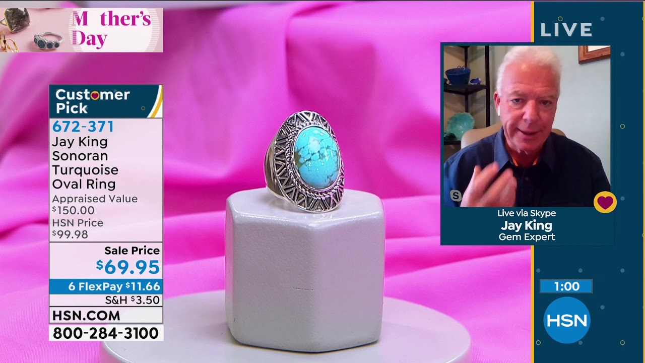 Jay King Gallery Collection Sonoran Turquoise Oval Ring YouTube