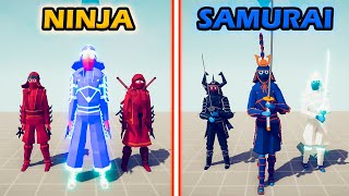 NINJA TEAM vs SAMURAI TEAM - Totally Accurate Battle Simulator | TABS screenshot 2