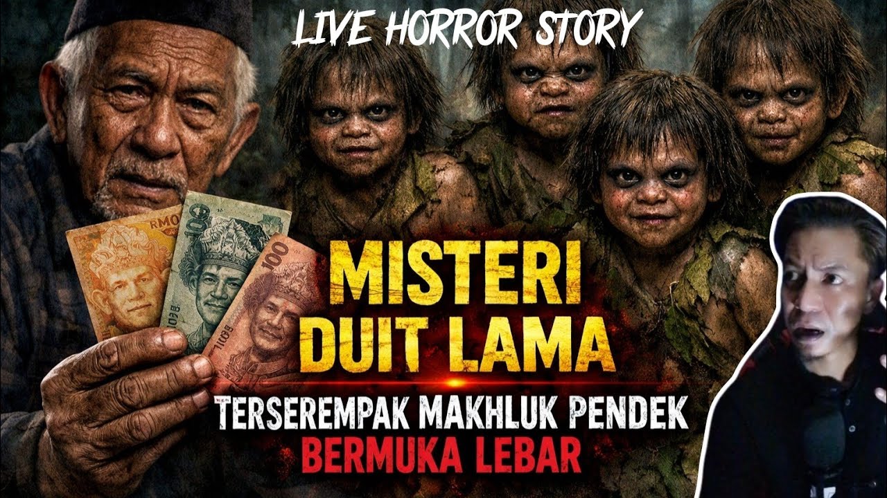 MISTERI DUIT LAMA | TERSEREMPAK MAKHLUK PENDEK BERMUKA LEBAR #livehorrorstory #kisahbenar #misteri 