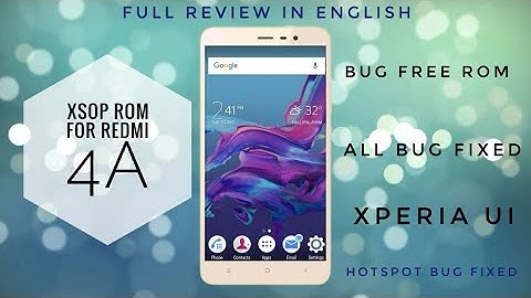 How to install XOSP [7.1.2] Rom |In English | For Redmi 4A | Pure xperia rom|review video|Techyugam