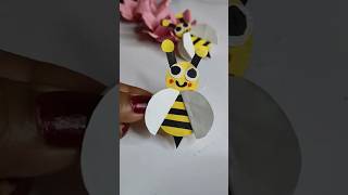 🐝 Easy DIY Paper Bee Craft | Art &amp; Craft#PaperCraft #DIYCrafts #ArtAndCraft #EasyCraft