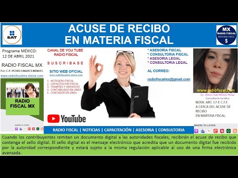 ACUSE DE RECIBO CON SELLO DIGITAL