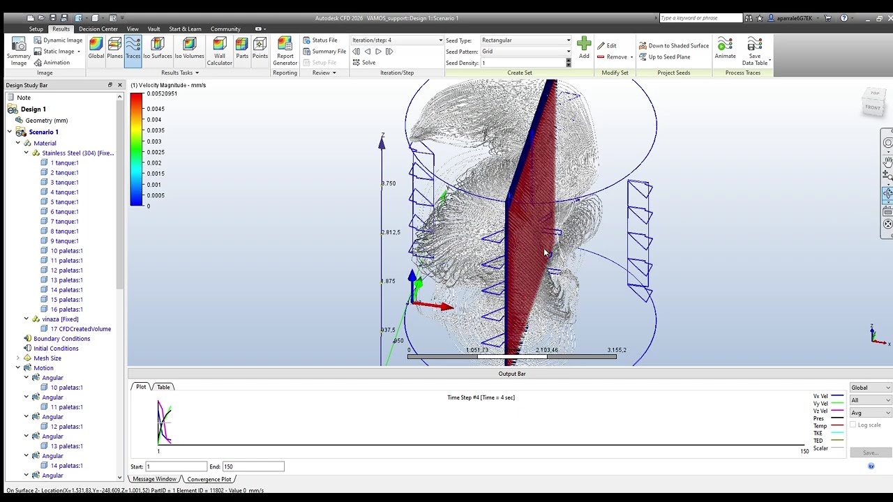 Autodesk CFD 2026   SIMULACION DE AGITADOR