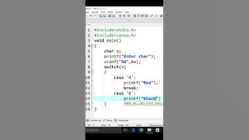C Program to Use Break Statement in Switch #shorts #clanguage