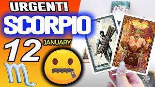 Scorpio ♏️URGENT❗️DON’T SAY ANYTHING TO ANYONE PLEASE🙏🏻🤐🤫 horoscope for today JANUARY 12 2026 ♏️