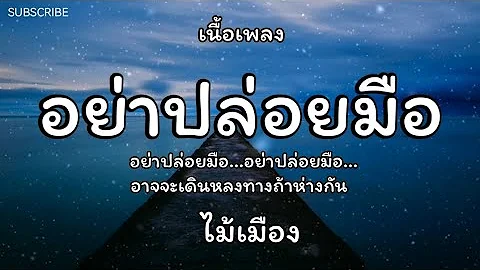 อย่าปล่อยมือ - ไม้เมือง 🎵 เนื้อเพลง