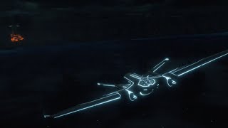 Light Jet Battle...Tron Legacy [4K]