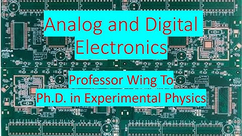 Intro: Analog and Digital Electronics Lecture 1