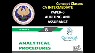 CA Inter | Paper 6 | Auditing and Assurance | CH 8 Analytical Procedures - Concept Revision Class