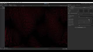 15000 boid simulation with different parameters