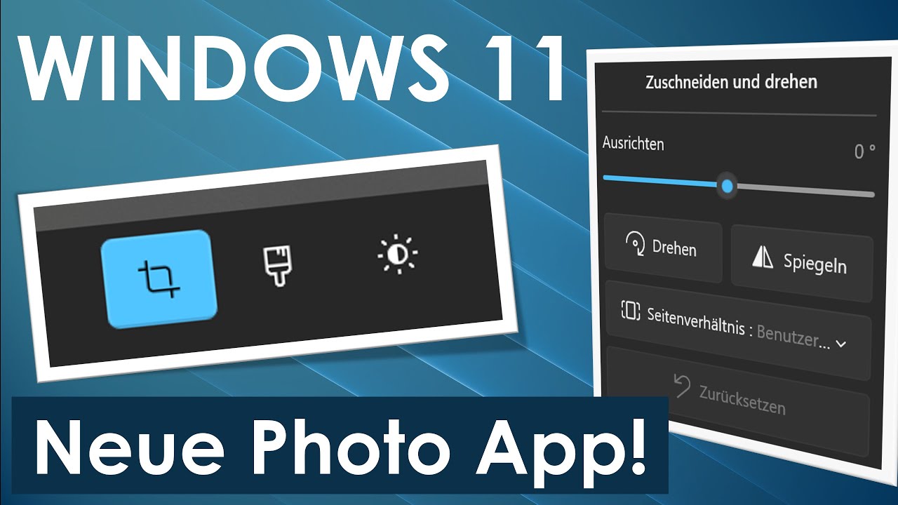 Windows 11 Photo App 252 berzeugt mit Bildeditor und Videoeditor YouTube