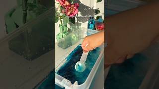 Are yall a fan of water slime #slime #slimeshop