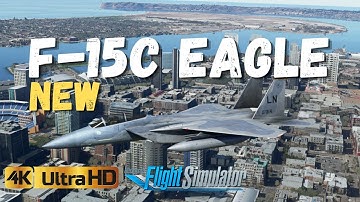 NEW F-15C EAGLE Jet in Flight Simulator 2020 | 4K Ultra Graphics