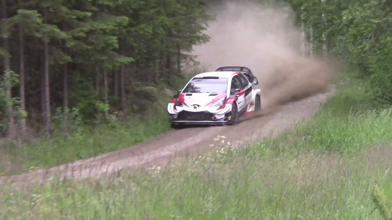 Ott Tänak Toyota yaris wrc pet rally Finland - YouTube