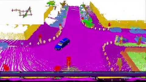 RangeNet++: Fast and Accurate LiDAR Semantic Segmentation