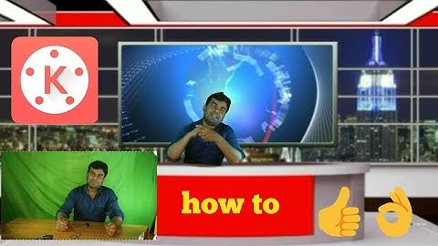 how to video background change in kinemaster, making studio