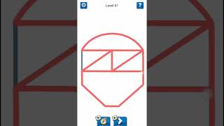 One Line Drawing Puzzle Game Level - 61 Walkthrough |Puzzle Games | #entertainment #puzzle #games screenshot 4