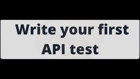 How to Write Rest Api Test Cases in BDD format [API testing]