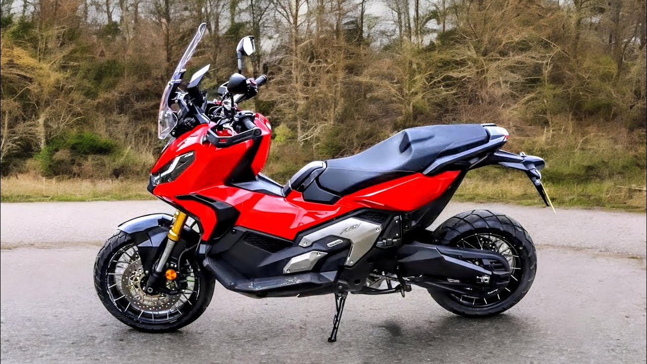 Honda X-ADV 750 Electronically Adjustable Windscreen - YouTube