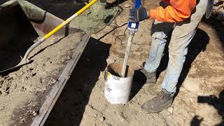 The importance of vibrating a sonotube of concrete. screenshot 3