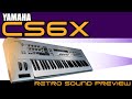 Retro Synthesizer Sound Demo / Preview : Yamaha CS6x - YouTube