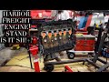 IS IT GARBAGE? Harbor Freight Engine Stand Review!