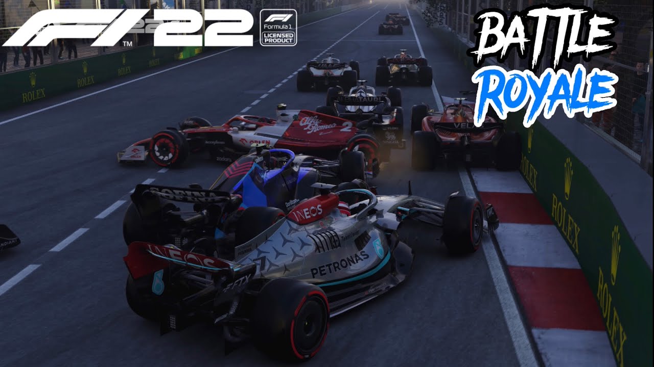 BATTLE ROYALE ON F1 22 AROUND AZERBAIJAN (Absolutely hilarious)