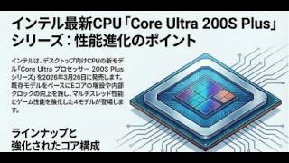 【Intel最新CPU】Core Ultra 200S Plusシリーズが3/26発売！Eコア増量＆ゲーミング性能アップの注目ポイントを解説