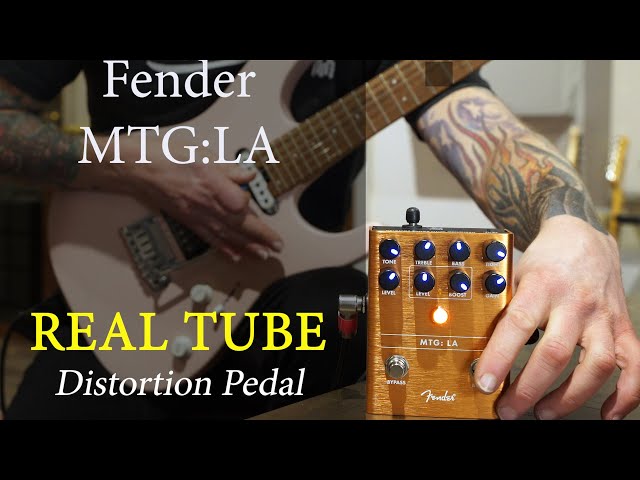 Gritty REAL Tube Distortion from the Fender MGA: LA pedal - YouTube