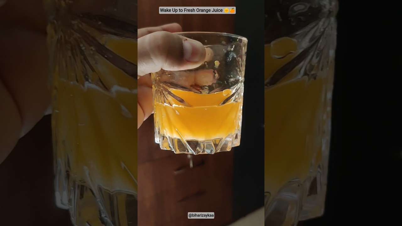 Wake Up to Fresh Orange Juice 🌞🍊 