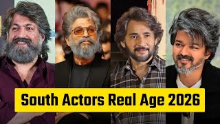 Top 50 South Actors Real Age 2026 | South Superstars Then Now | Filmy Gyan Fact