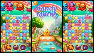 Candy Match Mobile Gameplay Android screenshot 5