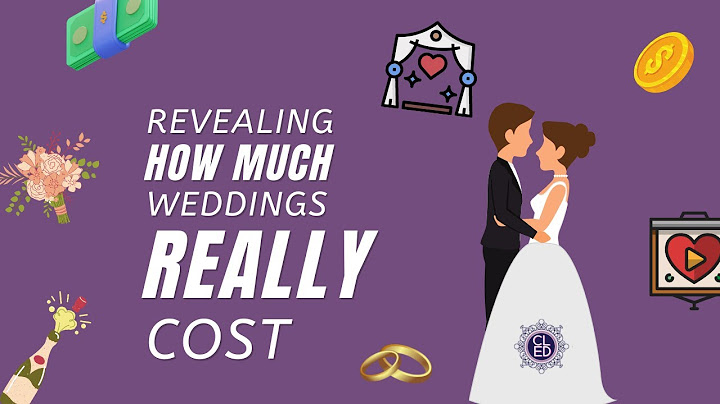 Revealing How Much Weddings REALLY Cost! | Tips & Advice