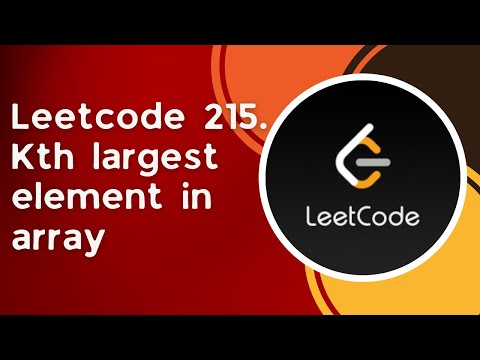 Kth largest element in array | c++ | leetcode 215 | priority queue | heaps