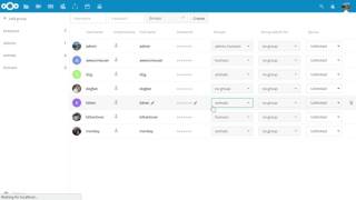 Nextcloud Impersonate app screenshot 3