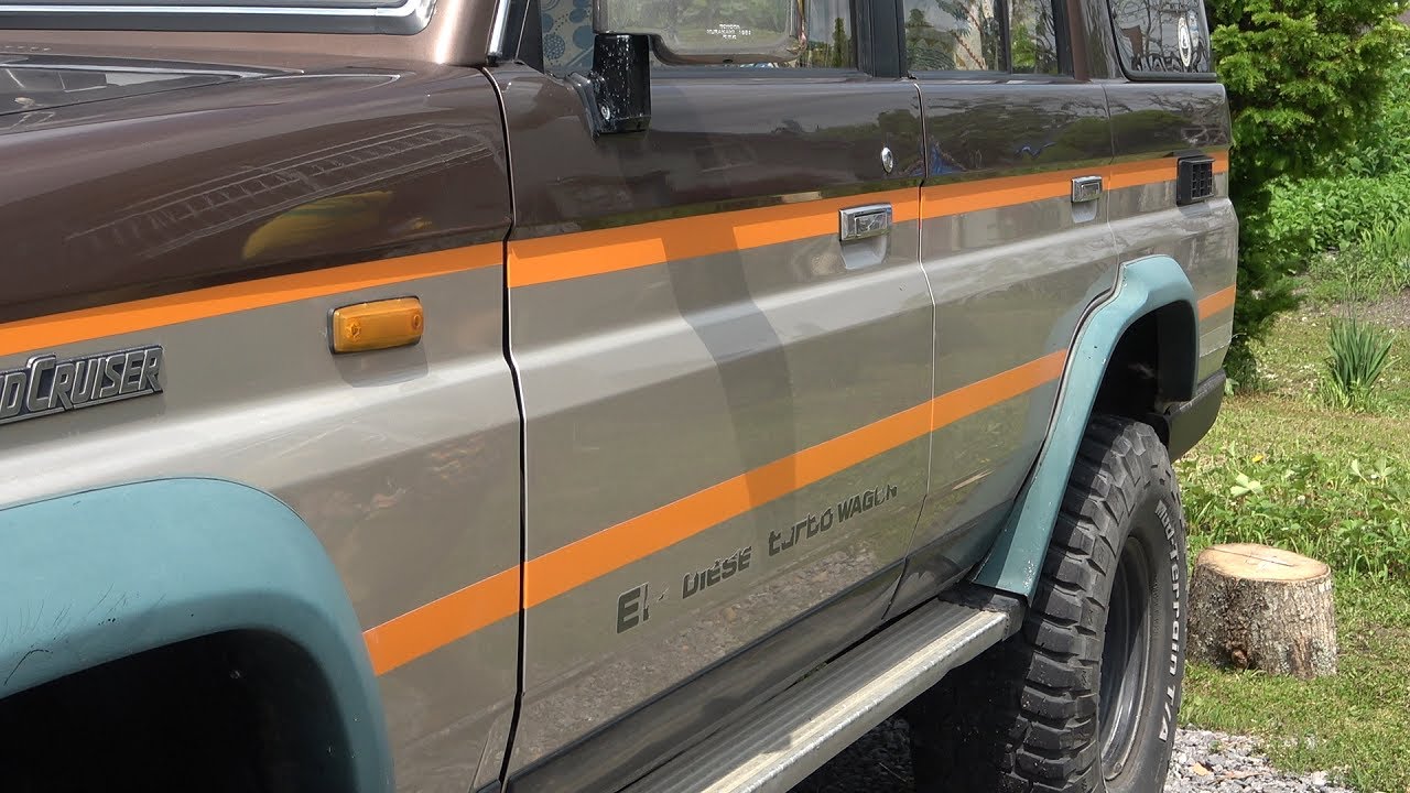 78プラド洗車🌈 1992 Land Cruiser 78Prado 2L 2.4ldiesel engine