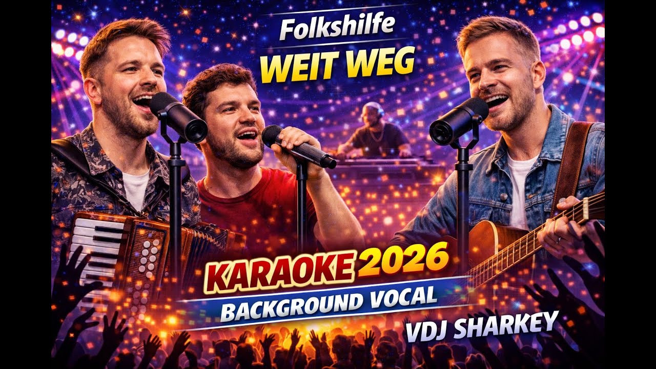 Folkshilfe - Weit Weg (Karaoke Version 2026 Background Vocal) текст Tekst Lyrics