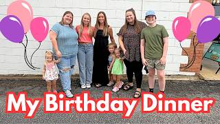 MY BIRTHDAY DINNER WITH THE FAM | Family 5 Vlogs
