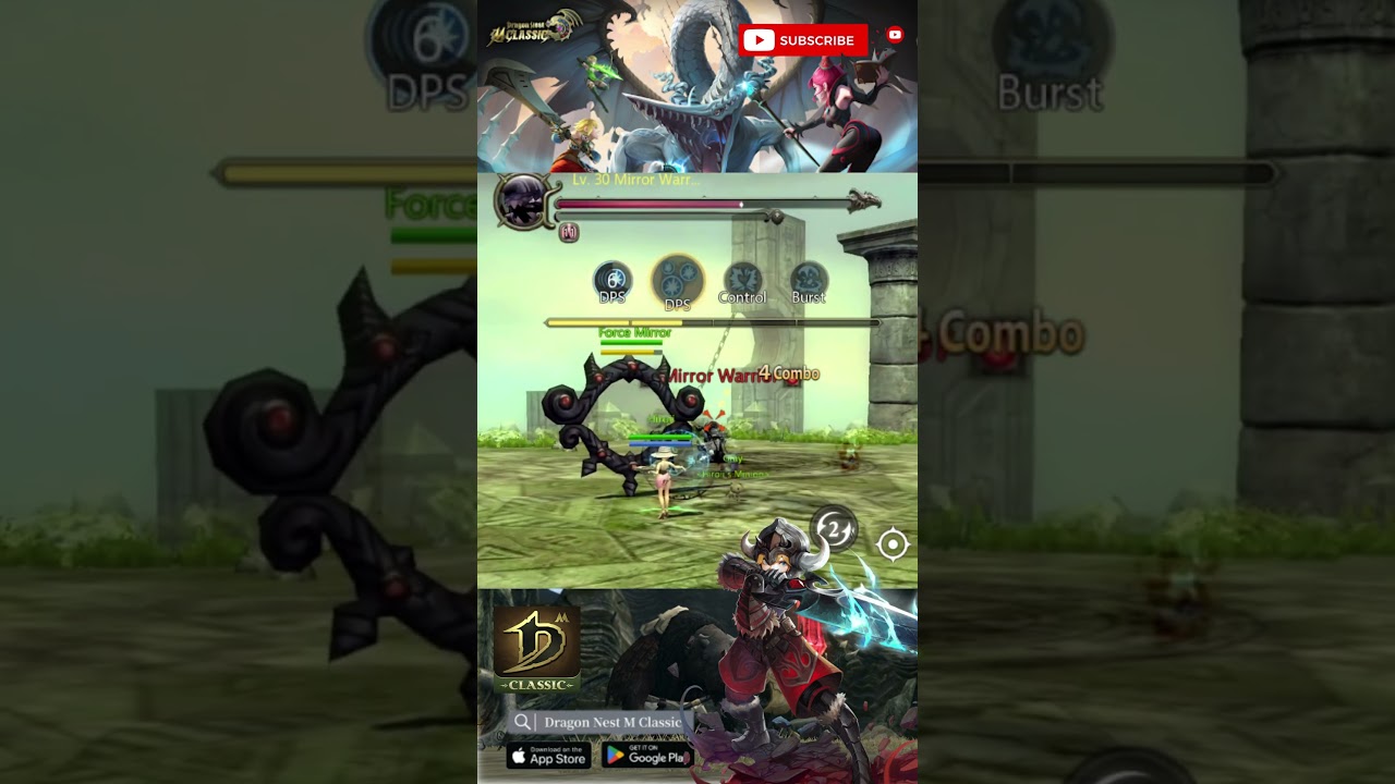 DRAGON NEST M CLASSIC - FORCE USER VS MIRROR WARRIOR