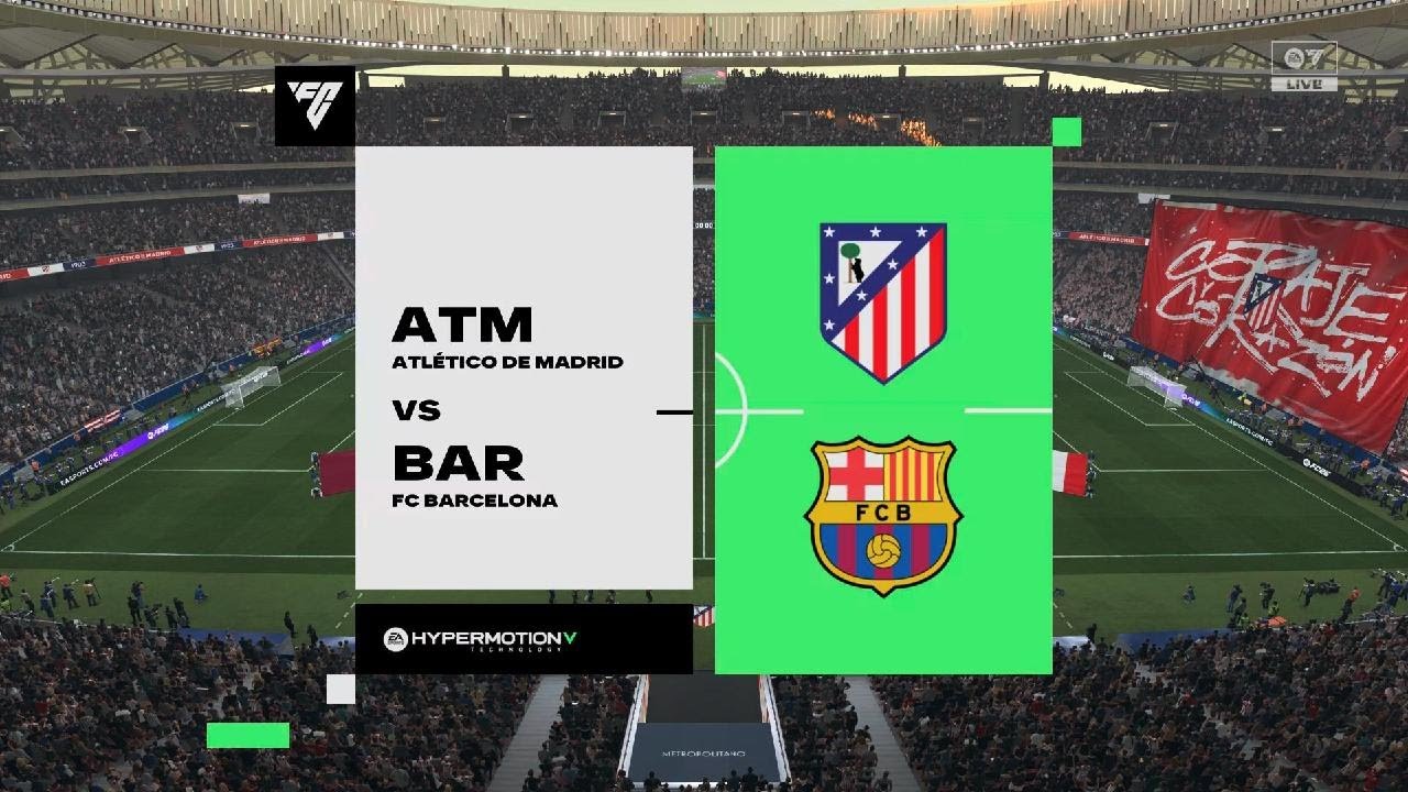 EA FC 26 PS5 Semifinal (Ida) Copa Del Rey Atlético De Madrid VS FC Barcelona