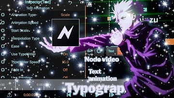TUTORIAL TEXT ANIMATION NODE VIDEO #tutorial