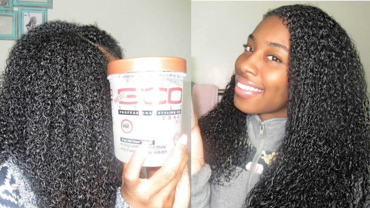 New CocoNut Oil Eco Styler Gel Review & Demo YouTube