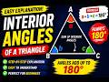 Find the Missing Angle in a Triangle | Easy Geometry Lesson