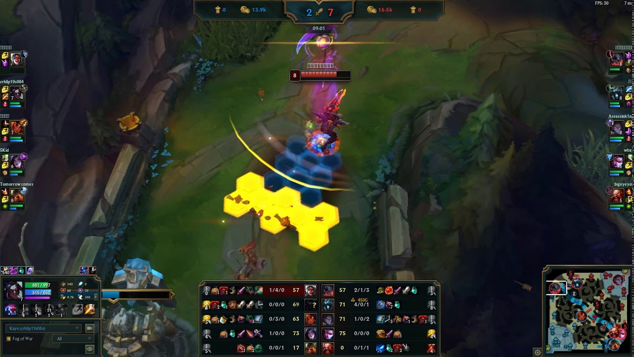 SofM dùng Kayn đối đầu Karthus của Griffin [Tarzan] - số 1 LCK, top 4 rank Hàn