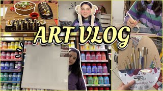 ART VLOG | KIRTASİYE ALIŞVERİŞİ | 2 farklı kırtasiye turu | yeni tuval aldım ✨ dijital çizim by Eylül Bolat 34,764 views 4 months ago 27 minutes