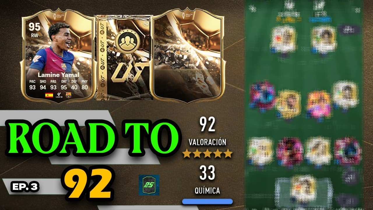 BUSCANDO LAS CARTAS BALON DE ORO - ROAD TO 92 - EP 3 - YouTube